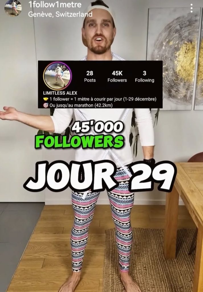 1 Follow 1 Meter Challenge d&rsquo;ALEXANDRE