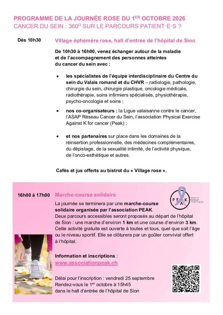 Flyer — Journée Octobre Rose