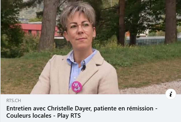 Christelle Dayer témoigne pour Octobre rose