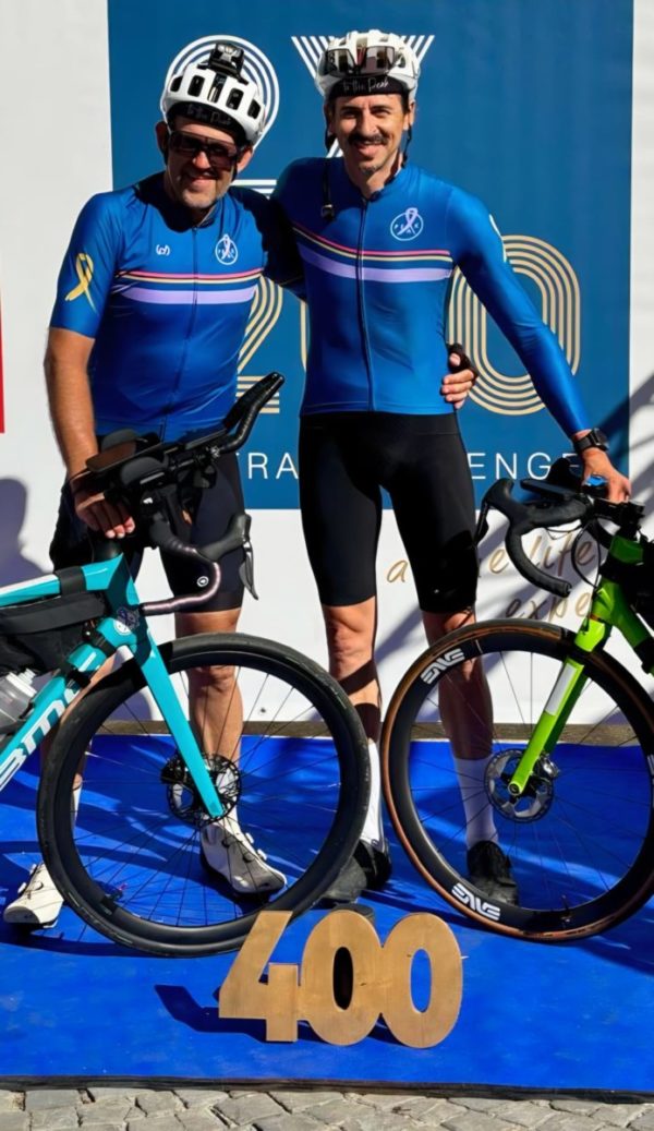 Maillot de vélo bleu PEAK - manches longues