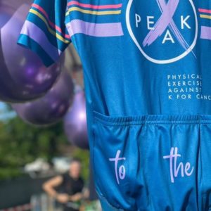 Maillot de vélo bleu - manches courtes